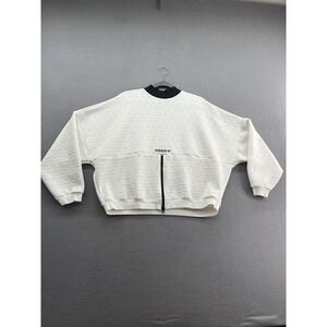adidas White Crew Neck Sweater